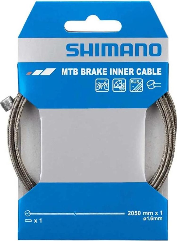 Shimano Y80098210 MTB-Bremszug Edelstahl 2050 mm verpackt Produktbild 