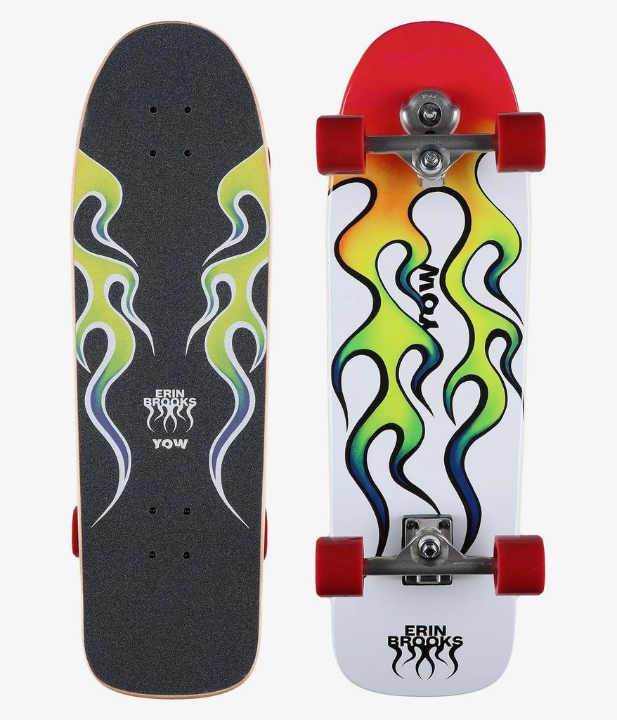 Yow Erin Brooks High Blaze 32" Signature Series Surfskate – Hochleistungs-Surfskate mit kraftvollen Carves und straßentauglichem Fahrgefühl