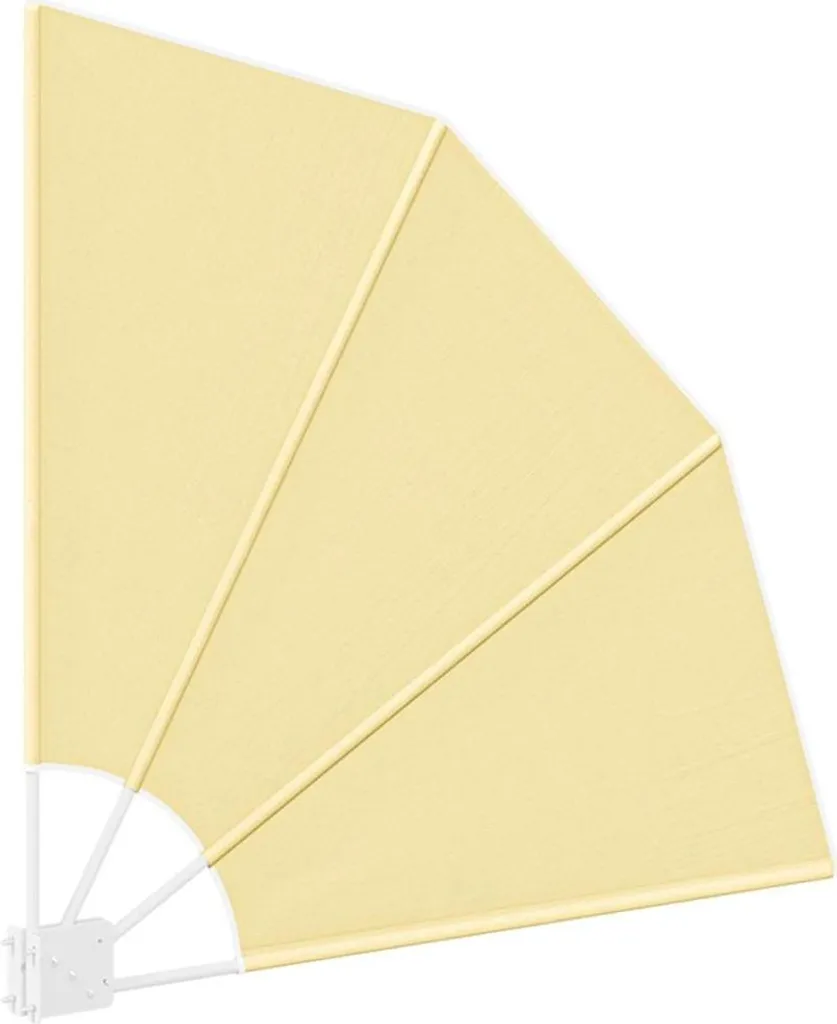 Écran de confidentialité pour balcon Sable 115 x 115 cm en PEHD robuste
