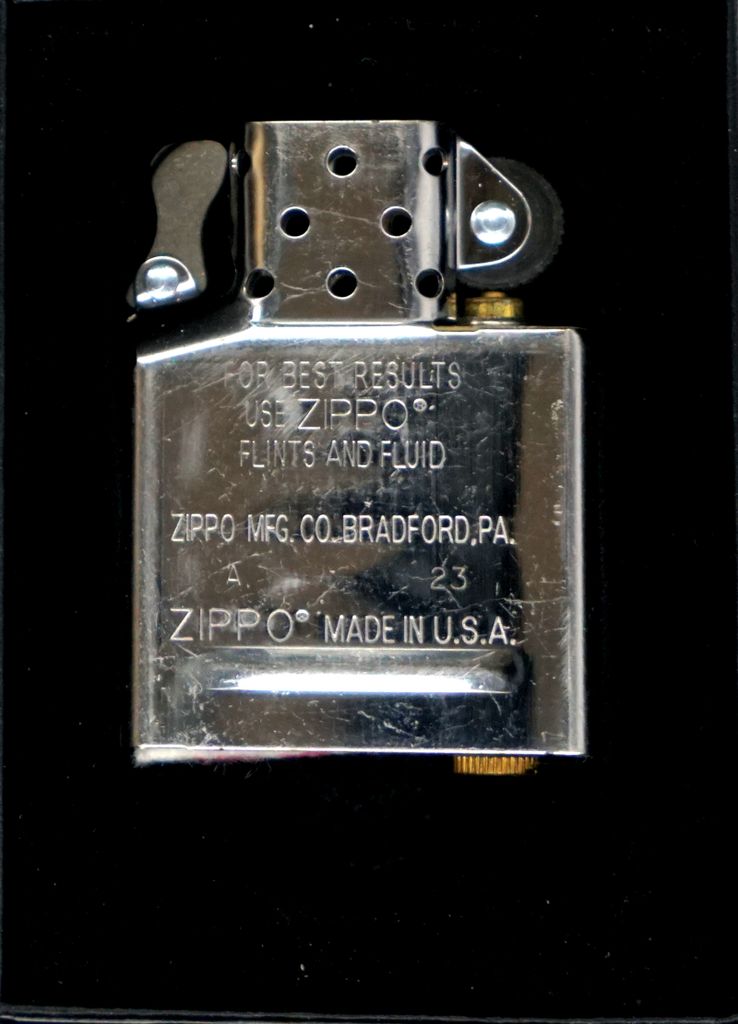 ZIPPO INSERT Benzineinsatz Chrom Zubehör Produktbild 