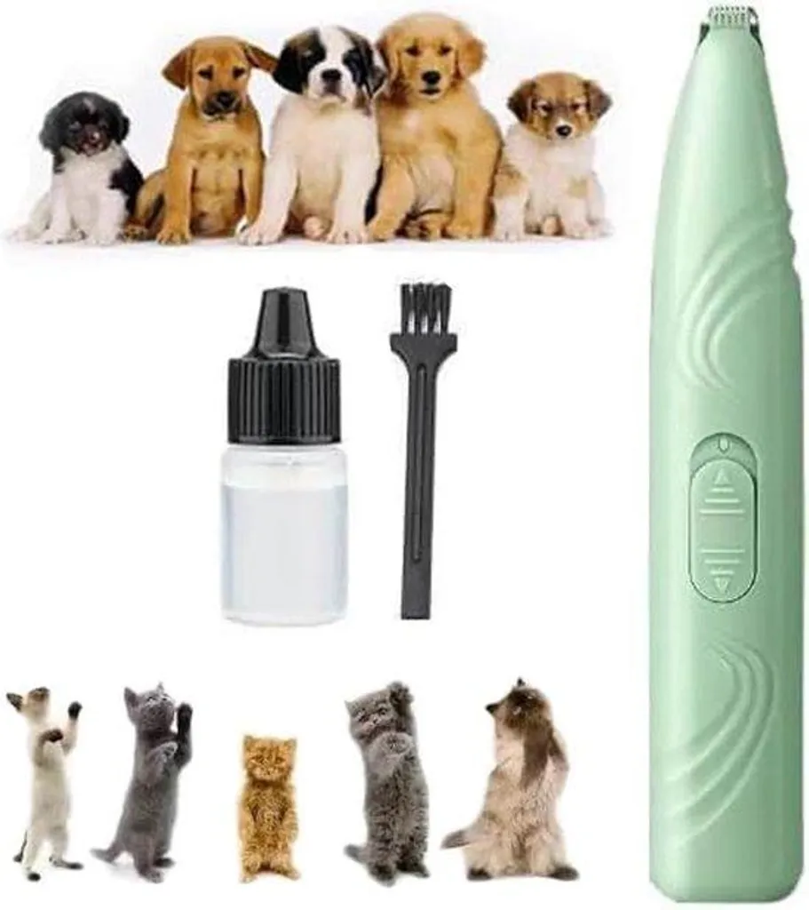 Tondeuse silencieuse animaux avec éclairage LED intégré pour les soins