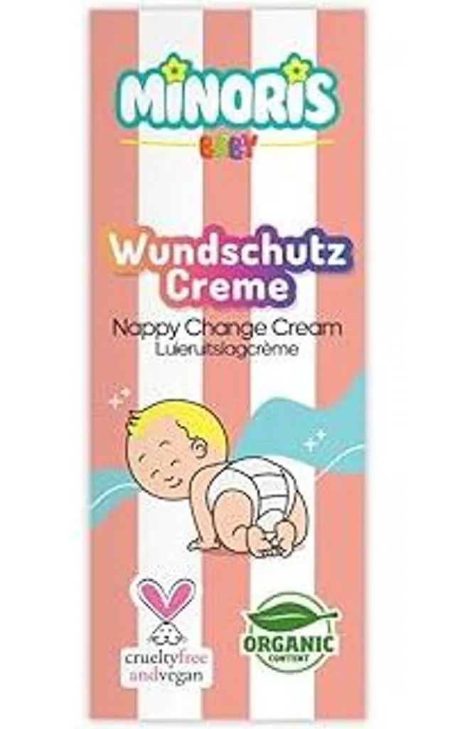 Crema Minoris Zinco e Karité 55g | Protezione Neonati Rapido Assorbimento