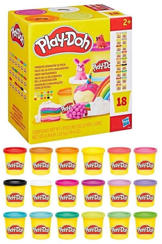 Play-Doh Hasbro Pack de 18 Pots 85 Gr Image du produit 