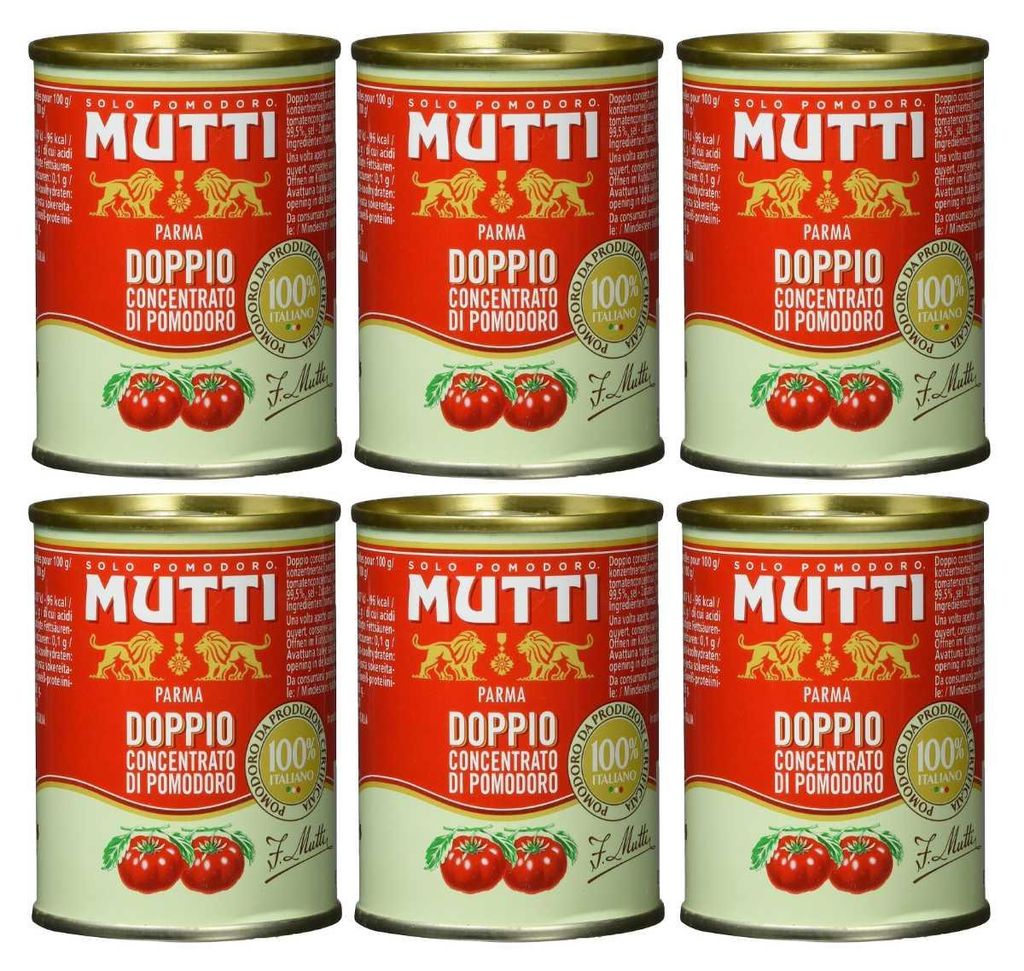 Mutti das zweifachkonzentrierte Tomatenkonzentrat 140g 6er Produktbild 