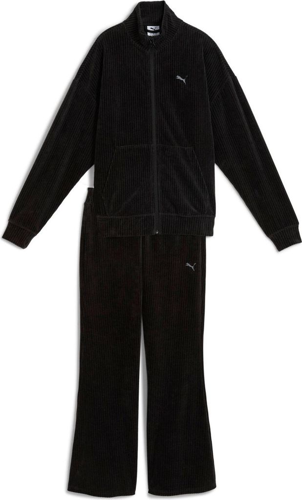 Puma Velour Rib Relaxed Suit op - schwarz, Größe:S