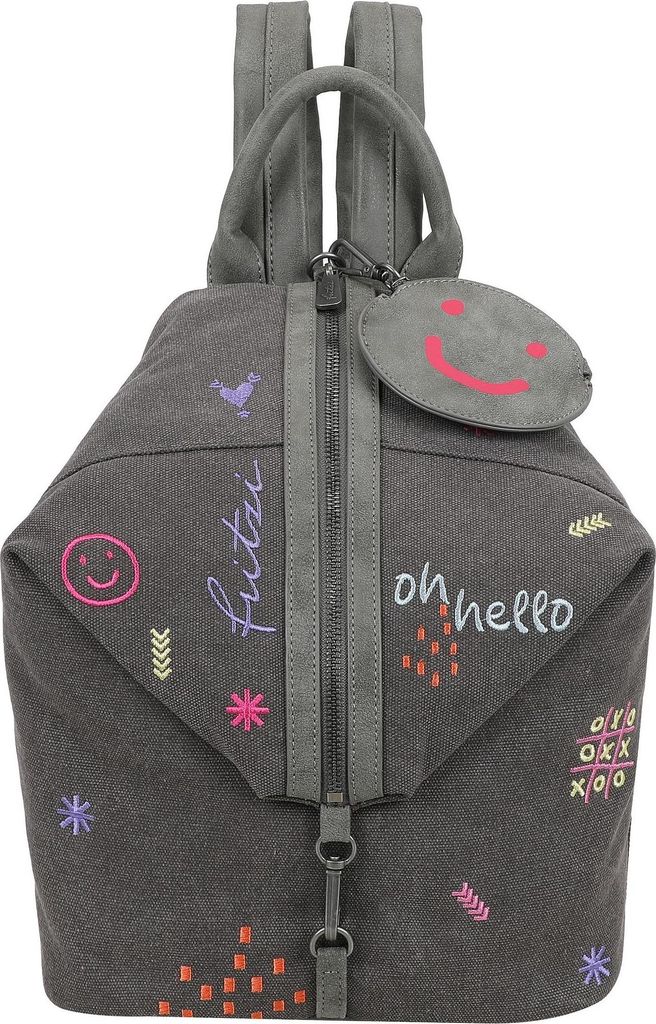 Fritzi aus Preußen Freizeitrucksack Rucksack Marit Limited Embro Fun Backpack Canvas Anthra dunkelgrau