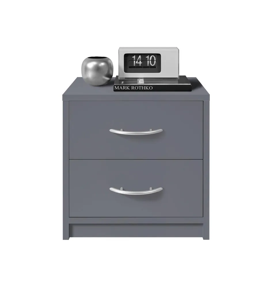 Table de chevet Pepe graphite 39cm idéale pour ranger vos petits objets