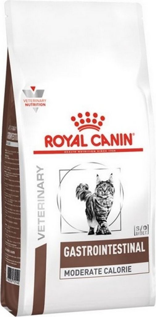 A bag of Royal Canin cat food.