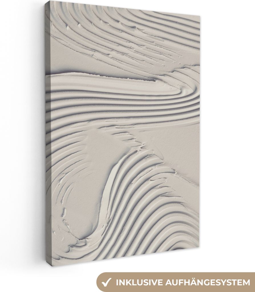 MuchoWow® - Leinwandbilder - Abstrakt - Kunst - Linien - Produktbild 