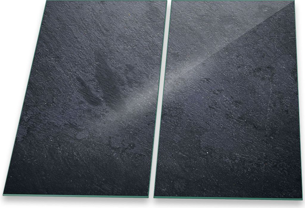 Herdabdeckplatte Abdeckung Glaskeramikfeld Abdeckplatte 2-Teilig 60x52 Dunkelblau Schutz