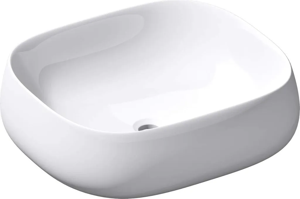 Lavabo Appoggio Rettangolare doporro Brüssel5105 Ceramica 55cm