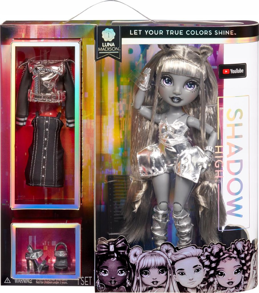 Shadow High Mystery Doll Serie 1 - Luna Madison Zdjęcie produktu 