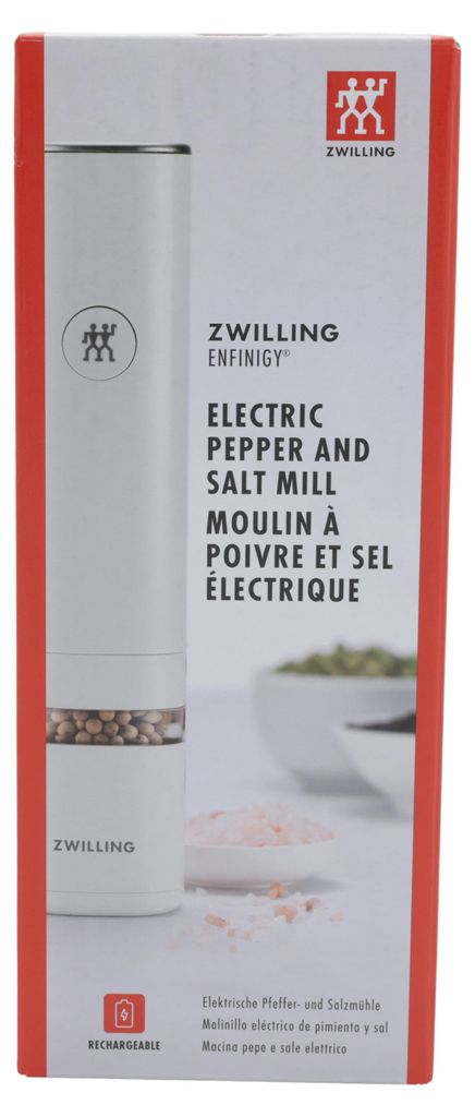 Zwilling Enfinigy Elektrische Gewürzmühle Weiß Produktbild 