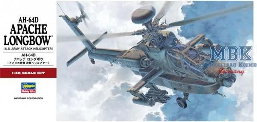 Réussir Maquette Apache AH-64D Longbow Hasegawa Kit Montage Haute Qualité