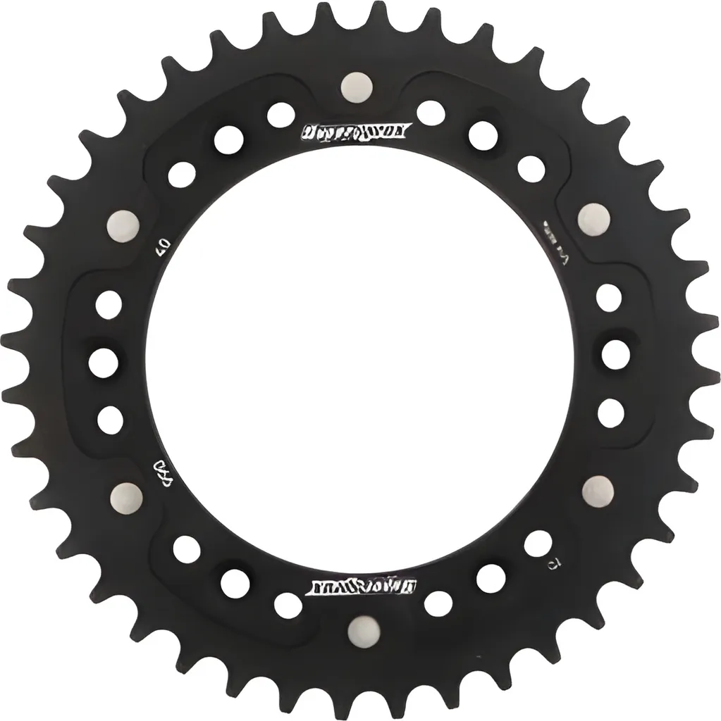 Couronne Arrière Moto 40 Dents Pas 520 Supersprox Stealth Noire 125/150