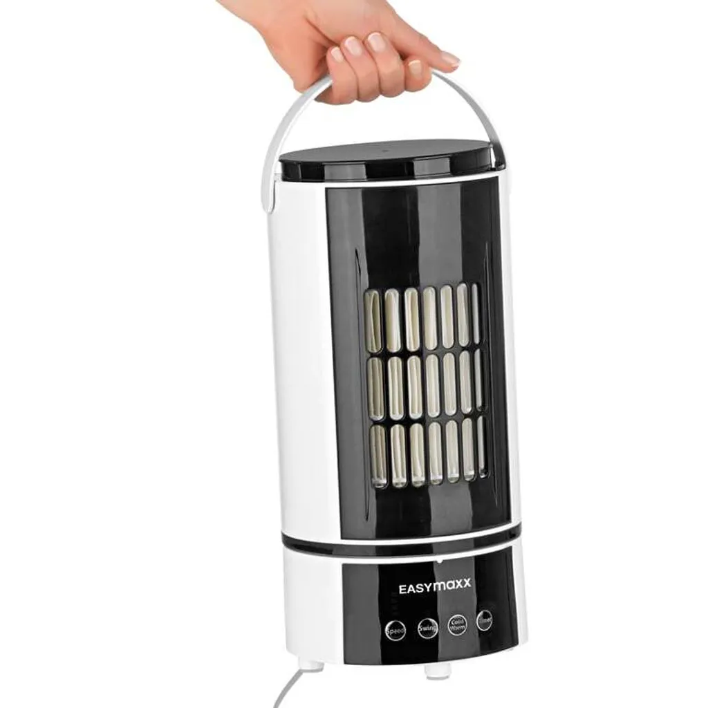EASYmaxx Mini Air Cooler Mobile: Aria Calda e Fredda per Smart Working - 8