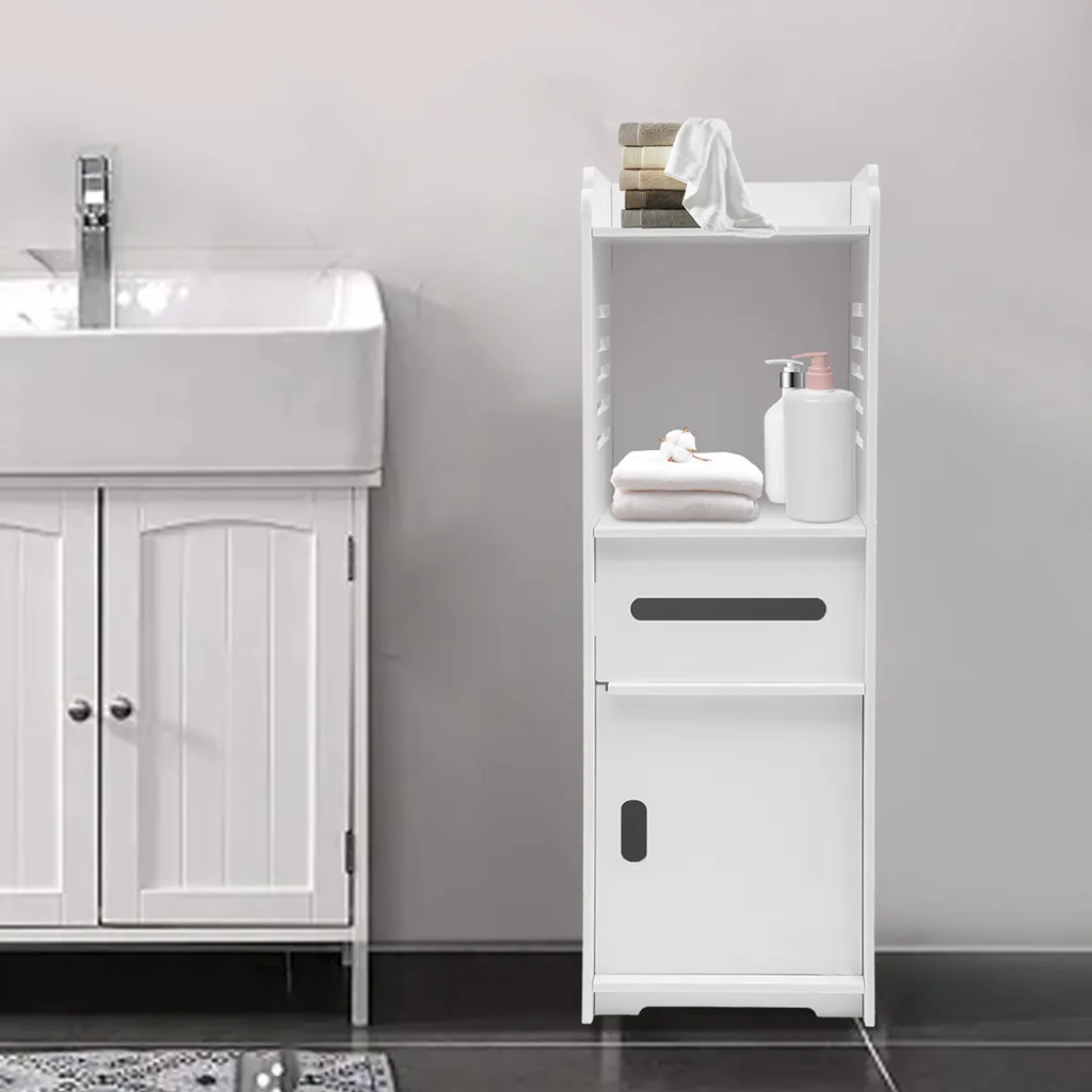 Armoire de rangement de salle de bain pour optimiser les WC