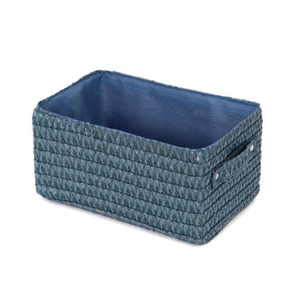 cestino 4 L in polipropilene 23 x 15 cm blu Immagine del prodotto 