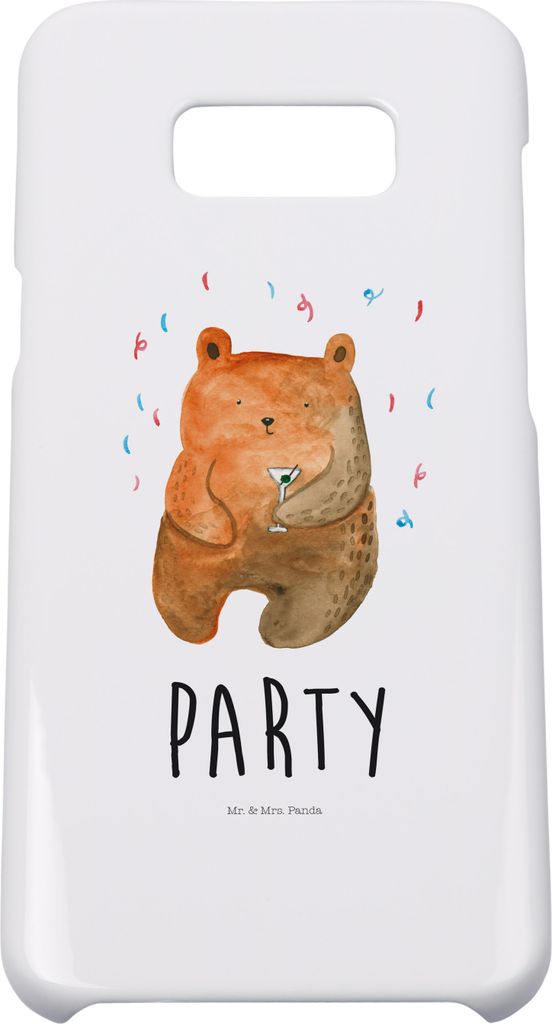 Mr. & Mrs. Panda Samsung Galaxy S8 plus Handyhülle Bär Party - Weiß - Geschenk, Handy Case, Geburtstag, Gute Laune, Teddybär, Cover, Geburtstag...