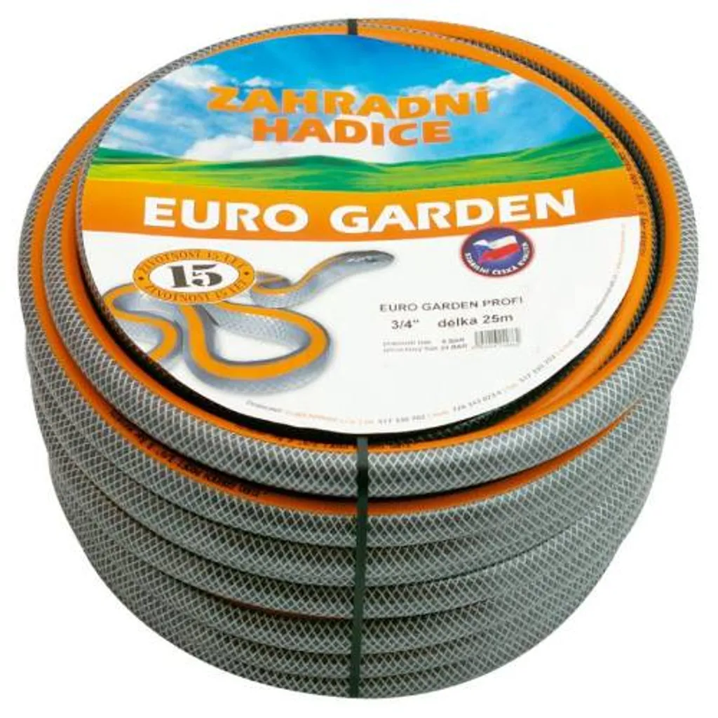 Tuyau d'arrosage 3/4 25m anti-pli PROFI pour stopper les fuites d'eau