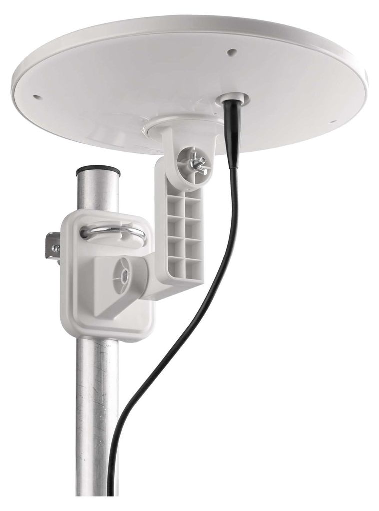 EMOS Digital-Antenne für Außen, Empfang von FM, DAB, DVB-T, DVB-T2, integrierter LTE-Filter, UV-beständig, wetterfest, J0664