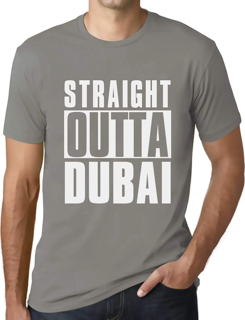 Herren Grafik T-Shirt Direkt aus Dubai – Straight Outta Dubai – Öko-Verantwortlich Vintage Jahrgang Kurzarm Lustige Druck Geburtstag Geschenk ...