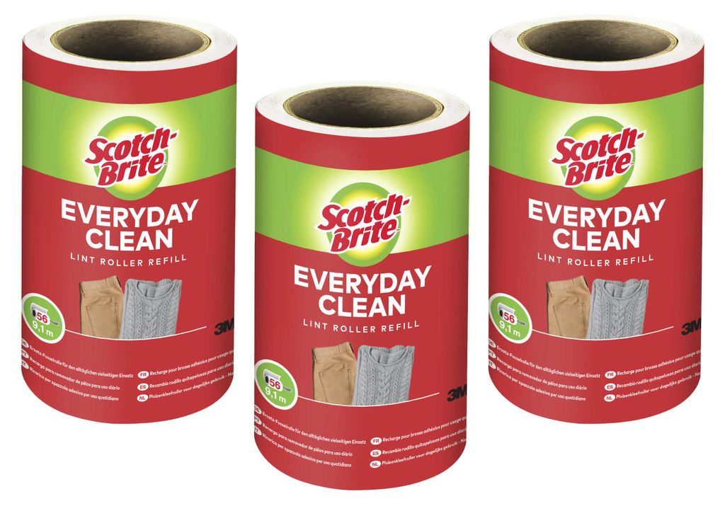 Scotch-Brite™ Everyday Clean, 3 rotoli di ricambio, 56 Immagine del prodotto 