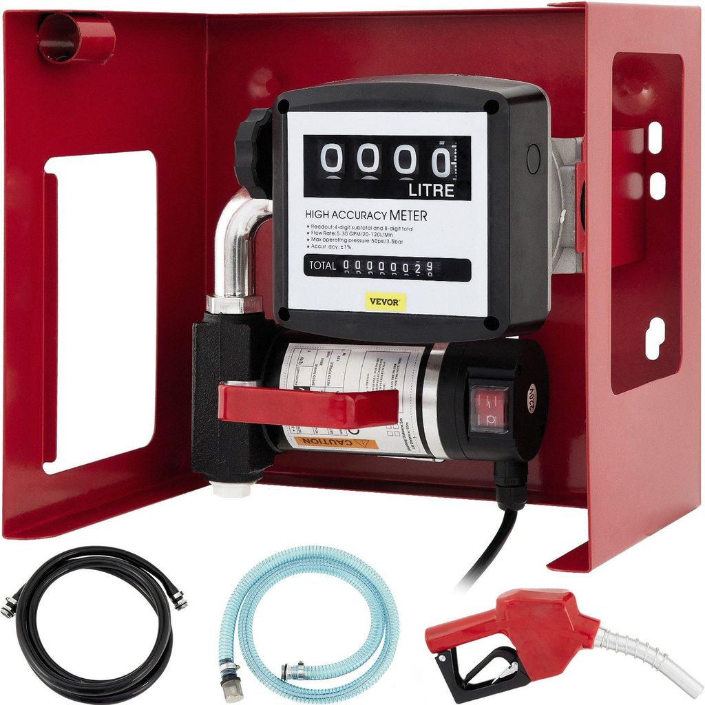 VEVOR Dieselpumpe 220V – Öltransferpumpe, Dieselpumpe 40 l/min, elektrische selbstansaugende Dieselkraftstoffpumpe für Öl und Diesel