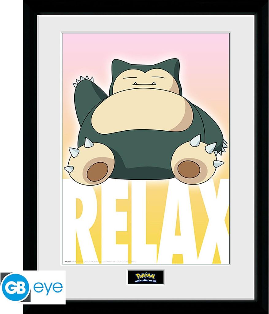 POKEMON - Framed print Snorlax