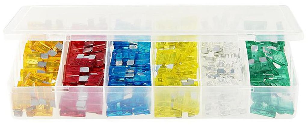 KFZ Flachsicherungen Set – 120 Stück – farbcodierte 5A–30A Produktbild 