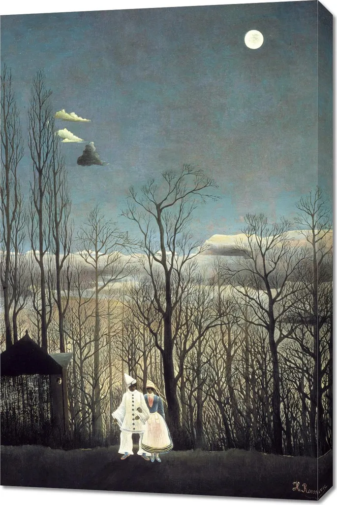 Tableau 60 x 90 cm Carnival Evening Rousseau Vintage pour Salon Chic