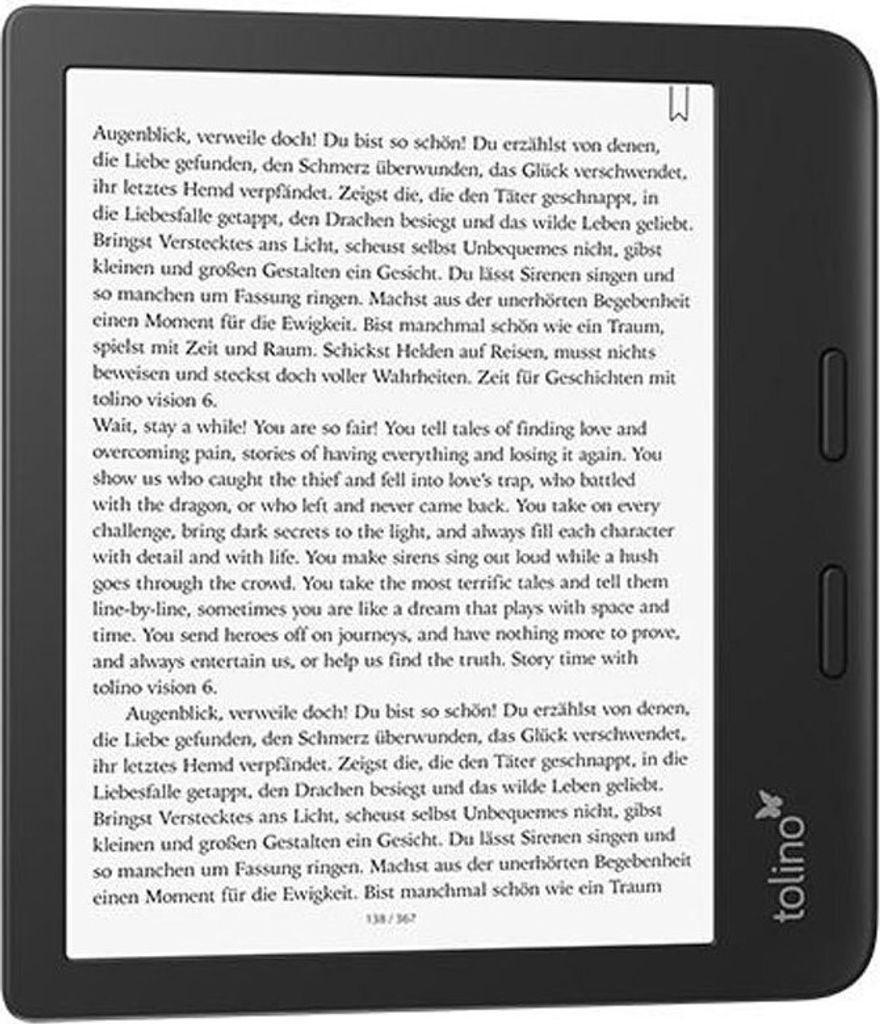 Tolino vision 6 Produktbild 