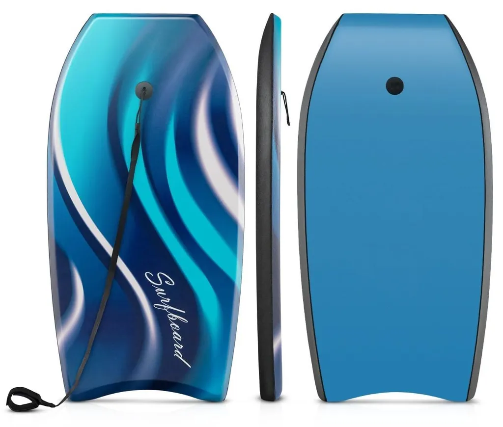 Bodyboard 104cm Incassable Noyau EPS avec Leash : Finies les Planches Perdues - 2