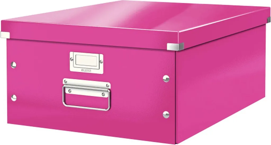 Contenitore Leitz Click & Store A3 Rosa: Ordine per Casa e Giochi - 1