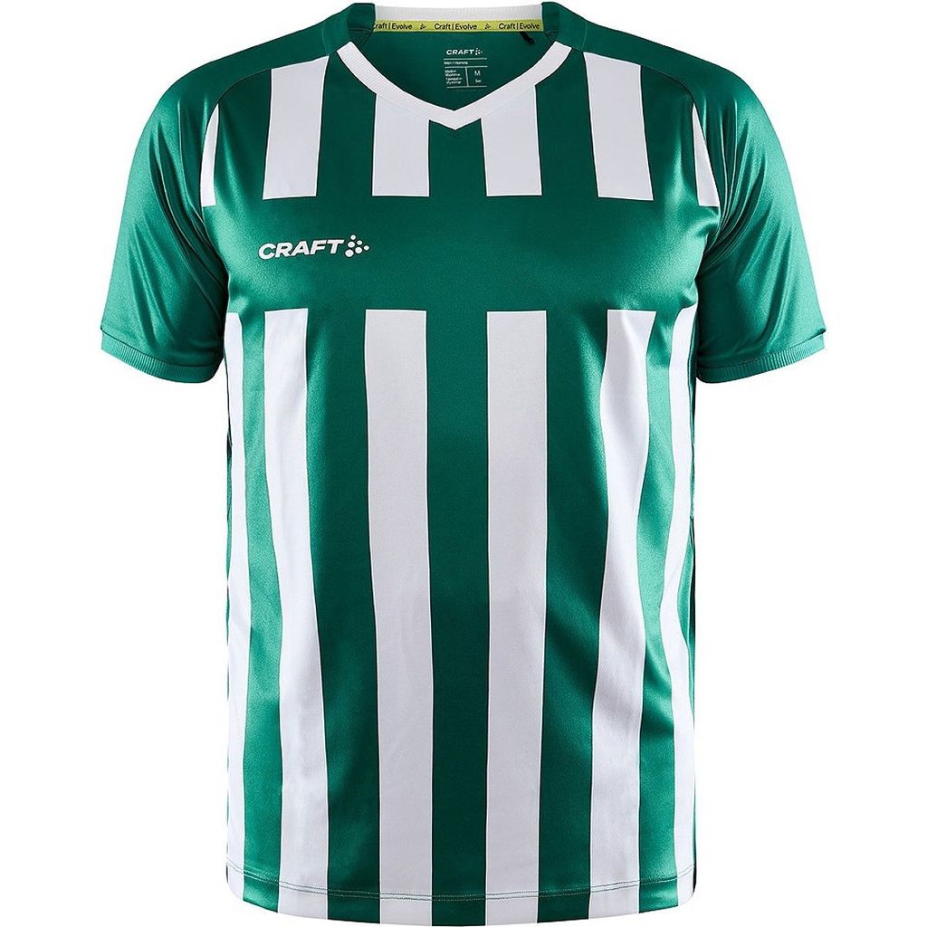 CRAFT Progress 2.0 Stripe Jersey M Team Green/White L