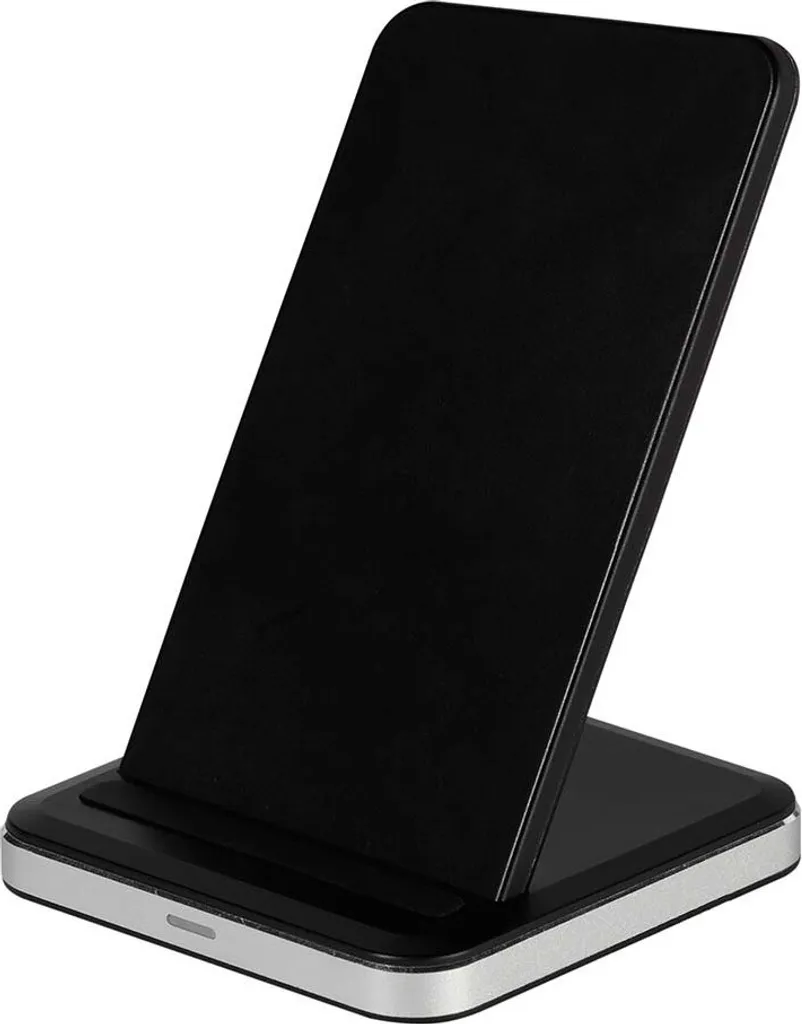 Chargeur induction ViVanco QICHARSTANDVV10 Smartphone Aluminium Noir USB