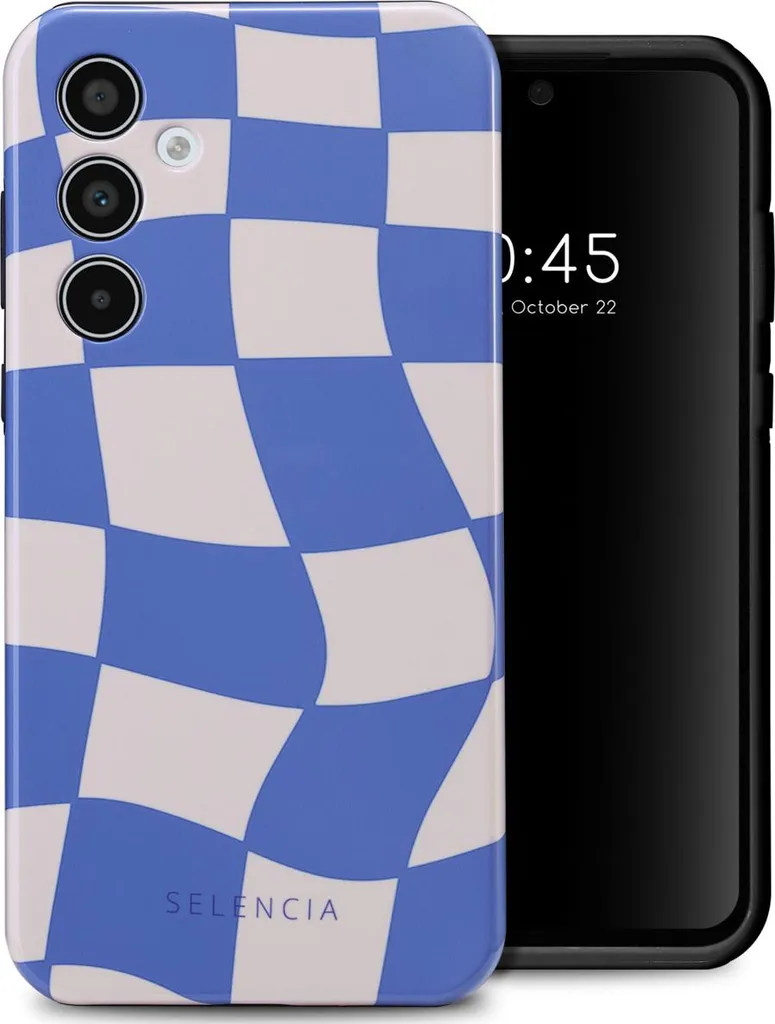 Custodia Samsung Galaxy A35 Selencia Vivid Groovy - Protezione Blu Zaffiro