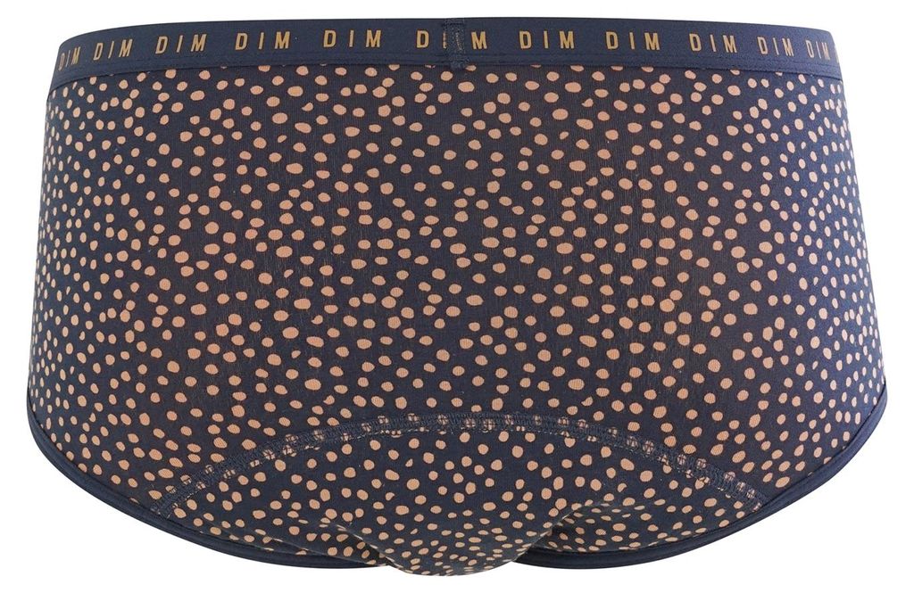 DIM Protect Periodenunterwäsche Panty mit Punkten, normale Blutung, Bio Baumwolle