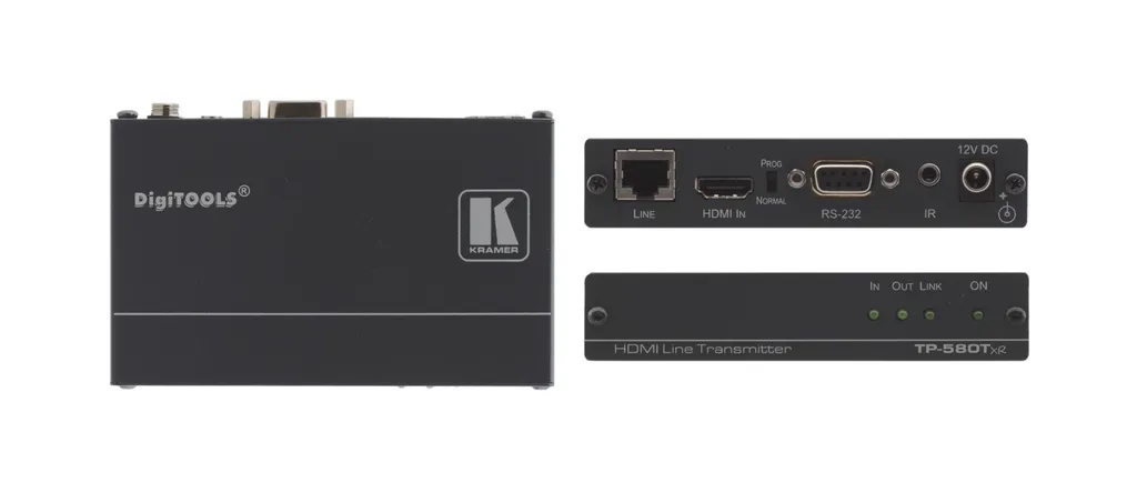Déport HDMI 4K pour Salle de Conférence Kramer TP-580TXR Portée 130m