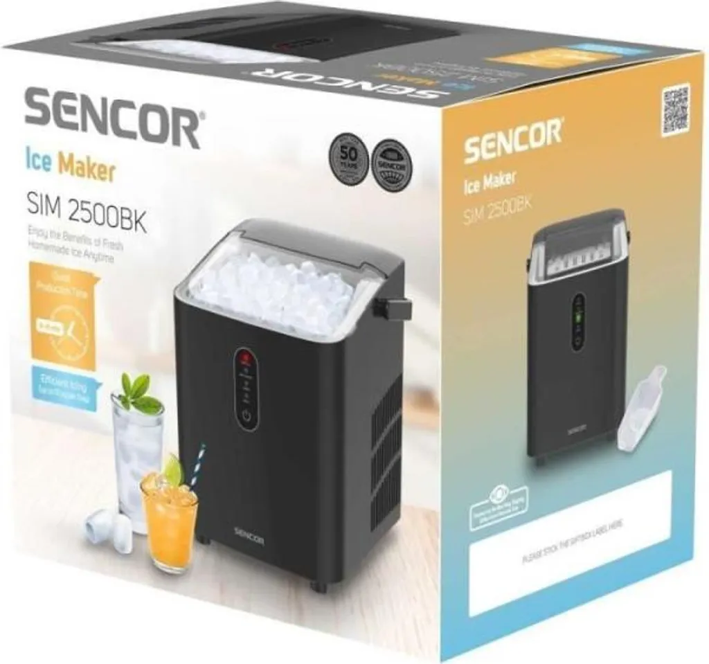 Sencor SIM 2500BK Machine à Glaçons Noire - Production Rapide 12kg - 4