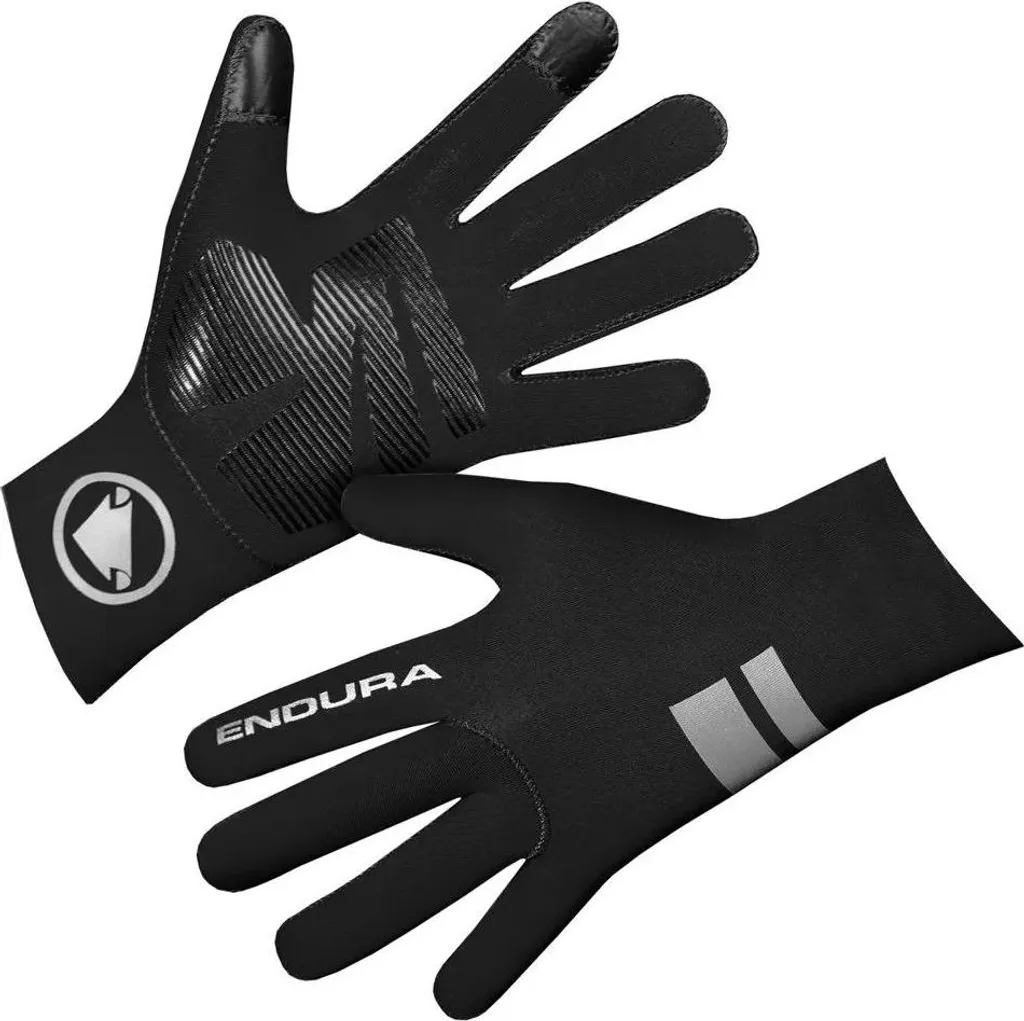 Gants néoprène vélo route et VTT Endura FS260-Pro Nemo II Noir M