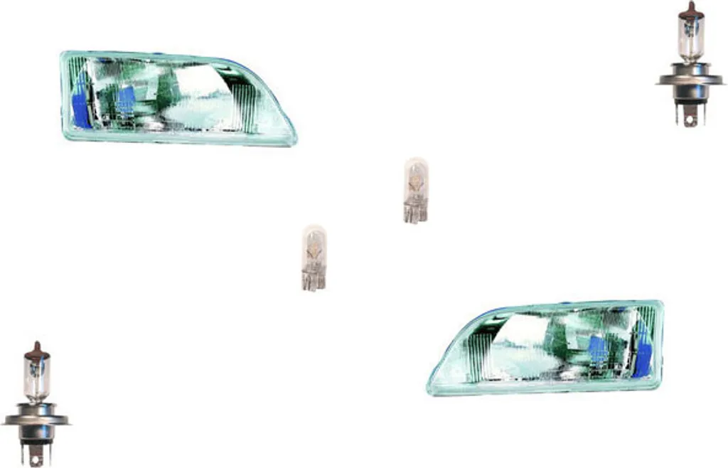 Gruppo Ottico Johns Citroen AX (ZA-) H4 Set Completo Dx/Sx + Lampade