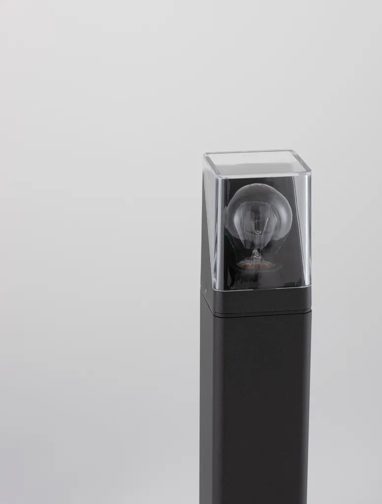 Nova Luce SELENA Lampe d'allée Design Moderne en Aluminium Gris Anthracite