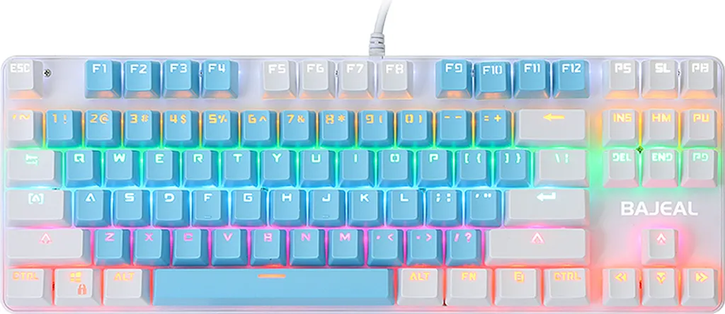 Clavier mécanique anti-ghosting 87 touches pour éviter les erreurs de frappe