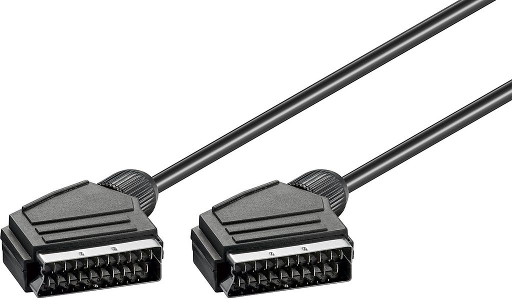 Goobay 11762 Câble de connexion péritel, nickelé, ø 7 mm, Image du produit 