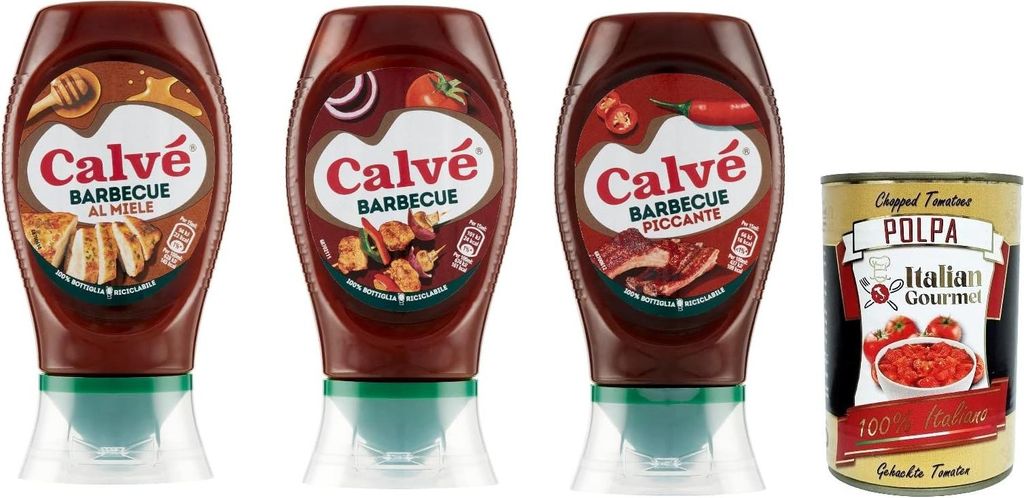 Calvé Salsa Barbeque Testpaket BBQ -Sauce mit Honig, Produktbild 