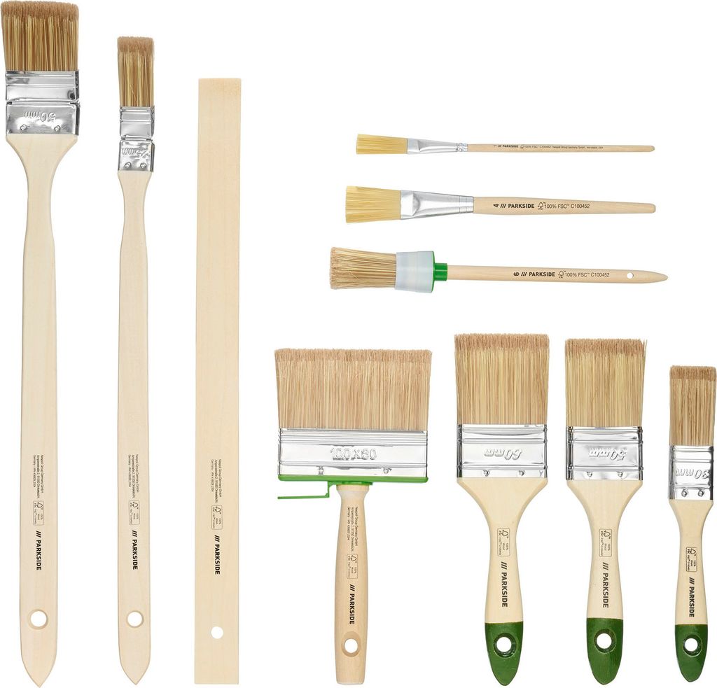 PARKSIDE® Pinselset10tlg. (Lasur) Produktbild 