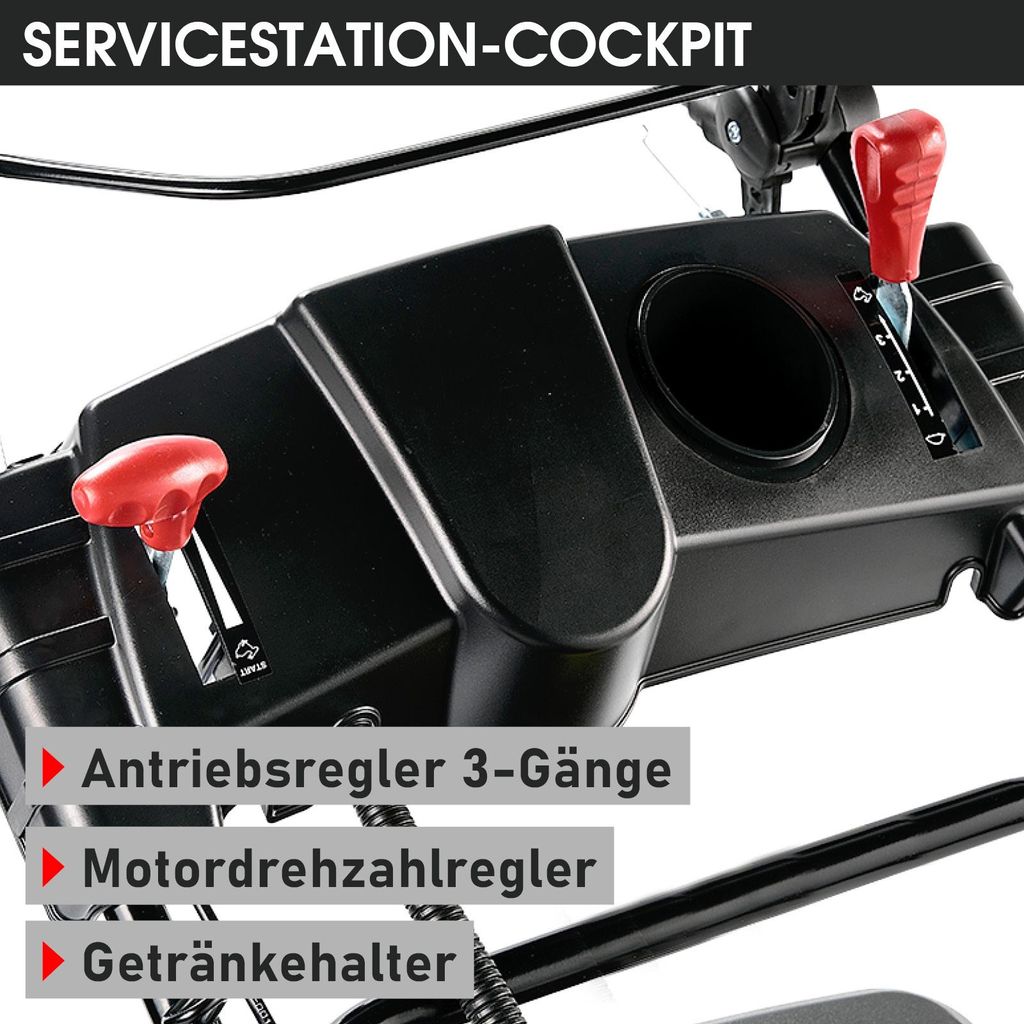 BRAST Benzin Rasenmäher 19224 ESTART SPEED Produktbild 