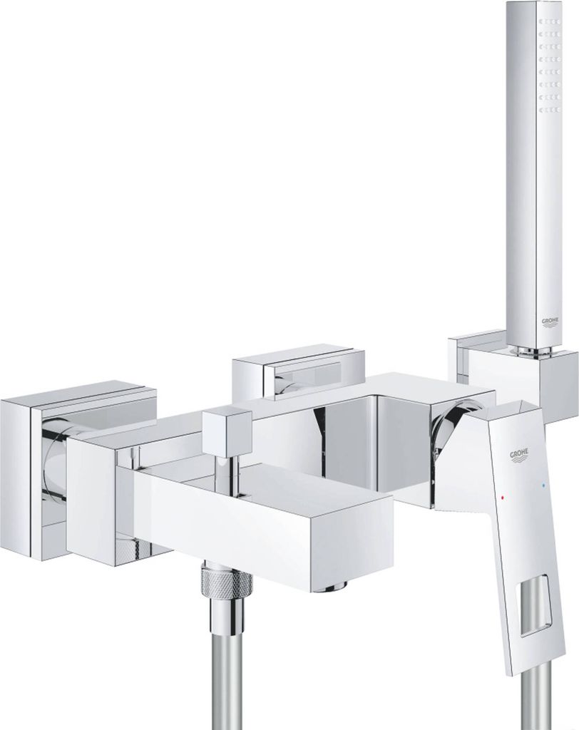Grohe Eurocube Wannenbatterie Wandmontage mit Produktbild 