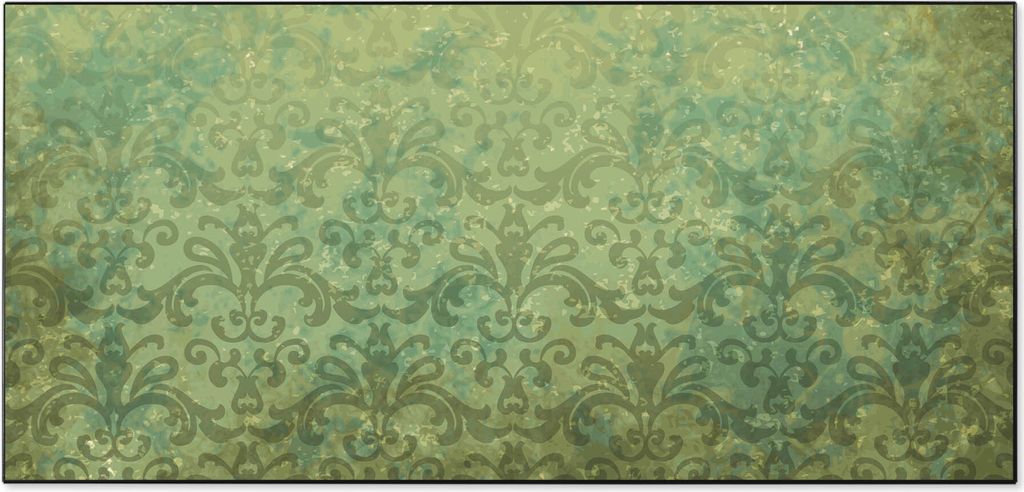 Stahl Magnettafel Querformat 37x78cm Vintage Messing